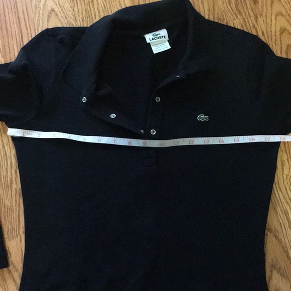 Lacoste Women's Classic Black Long Sleeve Top - Picture 6 of 8